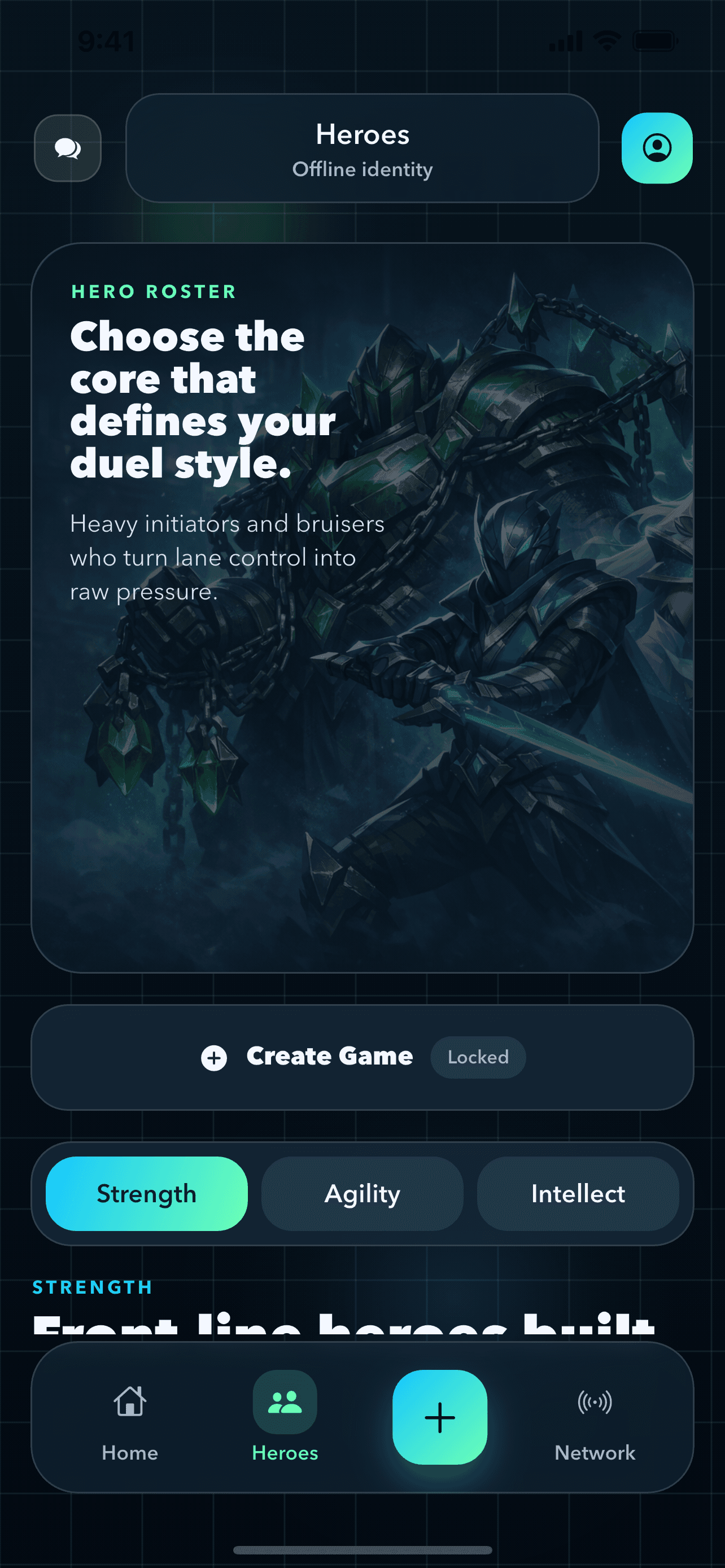 Hero roster